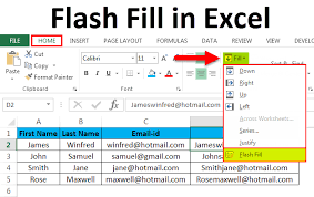 Flash Fill In Excel Examples How To Apply Flash Fill