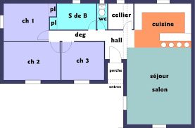 Plan De Maison 80m2 Plein Pied 0 Plain 3 Chambres Inspiration Du Politify Us