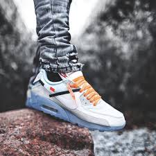 Off White X Nike Air Max 90 Sail Sneakers Men Fashion Sneakers Fashion Trainers Fashion