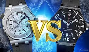 While other royal oak offshore models were built to endure your sporty adventures, there hadn't been one that could accompany you underneath the sea. Ap Royal Oak Offshore Diver Vs Hublot Big Bang Black Magic