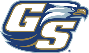 Georgia Southern Eagles Alternate Logo 2004 An Eagle Flying Bewteen Letters Gs Georgia Southern Georgia Southern Eagles Georgia Southern University
