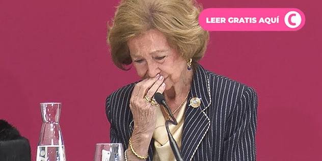 La reina Sofía rompe a llorar en su última aparición - Chic