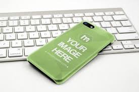 A Realistic Iphone Case Mockup Generator Template A Blank Iphone Case Lying A White Apple Keyboard Change The Color Of The Case And Iphone Cases Case Iphone