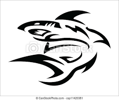 Voir plus d'idées sur le thème requin, photos de requin, grand requin blanc. Tatouage Tribal Requin Conception Tatouage Requin Art Resume Creatif Conception Conceptuel Tribal Canstock