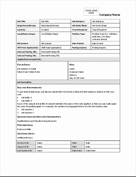 Job Description Form