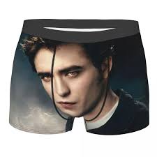 Personalisasi The Twilight Saga Pakaian Dalam Pria Seksi Dicetak  Disesuaikan Edward Boxer Celana Pendek Celana Dalam