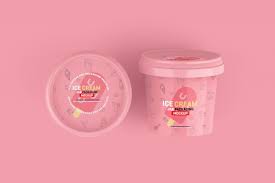 Download Ice Cream Jar Packaging Mockup One Dollar Mockup