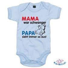 Welche kauffaktoren es vor dem kaufen seiner strampler mit lustigen sprüchen zu analysieren gilt. Witziger Baby Strampler Mit Dem Spruch Mama War Schwanger Papa Sieht Immer So Aus Witzige Babys Baby Strampler Baby Body Spruche