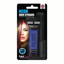 After all, having to use bleach to lighten your strands before you can achieve your desired hair color can be a drag, not to mention damaging.if you thought there was no way to get your desired color without bleaching your mane first, think again. Paintglow Blacklight Uv Neon Streaks 15ml Temporary Hair Color Blue Walmart Com Walmart Com