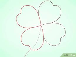 Kleeblatt Zeichnen 11 Schritte Mit Bildern Wikihow