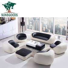 Modern leather sofas will provide inspiration to your design style. Made In China Modern Design Leisure Couch White And Black Living Room Bedroom Sofa Set China Furniture Leather Couch Made In China Com