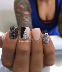Pink Black And Glitter Nails 20 Worth Trying Long Stiletto Nails Designs With Images Nails Acrylic Nail Designs Gorgeous Nails