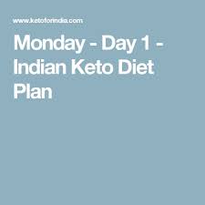 Monday Day 1 Indian Keto Diet Plan Keto Diet Plan Keto Diet Plan India Diet Plan
