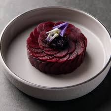 Variations Of Beetroot Vegan Beet Foam Pickled Jelly Roasted Caviar Candied Balinese Cocoa Nib Vanilla Oil By Chefje Food Dessert Smoothie Beetroot