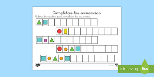 Desafíos matemáticos sexto grado contestado con el libro de texto de primaria mas actual. Ficha De Actividad Completar Las Secuencias Figuras Y Colores