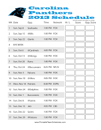 Carolina Panthers 2013 Nfl Football Schedule Denver Broncos Schedule Dallas Cowboys Schedule Broncos Schedule
