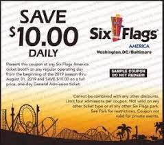 The Best Six Flags Coupons 2021 Printable And Online Coupon Codes Discounts Six Flags Six Flags Over Texas Online Coupons Codes