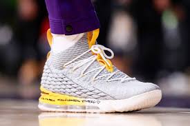 In 2018, lebron joined the los angeles lakers, taking the opportunity to help return the historic franchise to its former glory. Lakers Lebron James Planned To Debut New Purple And Gold Lebron 17 Colorway For Playoffs Today Silver Screen And Roll