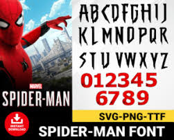 Download Spiderman Font Alphabet Svg Amazing Lovely Crafting Svg Craft Svgforcrafters Com