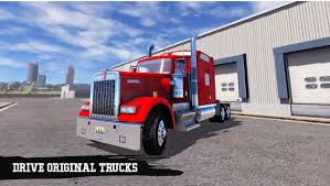 Truck Simulation 19 V1 3 Mod Money Unlocked Apk Original Trucks By Kenworth And Mack Large Open World Usa Map With Over 30 Cities To Vis Trucks Mod Simulation