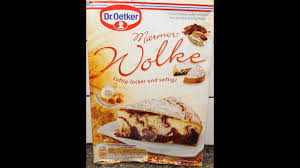 Die mandelhaube auf die obershaube geben. From Germany Dr Oetker Marmor Wolke Preparation Review Youtube
