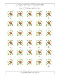 The 12 Days Of Christmas Counting By Partridges In A Pear Tree A Math Worksheet From The Christ Christmas Worksheets Christmas Math Worksheets Christmas Math