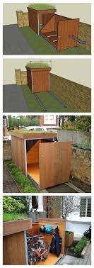 Diy Build A Bike Storage Shack Build Shack St Aufbewahrung Selbstgemacht Fahrradschuppen Fahrradkeller
