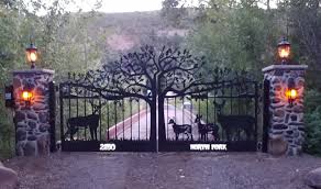 Check out gate decorations on ebay. 2021 S Best Decorative Driveway Gates Free Shipping