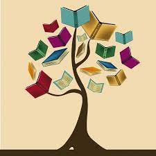 Un Hermoso Árbol Compuesta Por Los Libros Que Representan El Conocimiento  Ilustraciones svg, vectoriales, clip art vectorizado libre de derechos.  Image 21568916