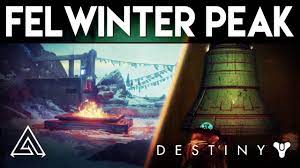 Which requires the players to ring the bells in. Destiny Rise Of Iron Felwinter Peak Tour Mystery Bells Youtube