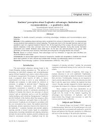 For example, i just wrote a blog post on taro. Pdf Students Perception About Logbooks Advantages Limitation And Recommendation A Qualitative Study