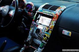 Flickriver Technotic Media S Most Interesting Photos Sticker Bomb Car Mods Car Interior