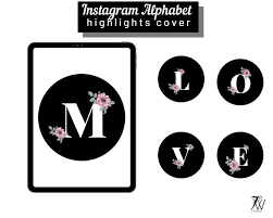 When you create a highlight, you can use up to 15 characters in the name, but you'll need to make . Instagram Alphabet Story Highlight Cover Black Edition Branding Design Alphabet Cover