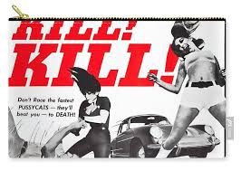 Faster Pussycat Kill Kill 02 Zip Pouch by Gabriel Atelier - Fine Art America