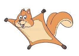 Donald duck owns a peanut cart and has set up in a park. Flying Squirrel Cartoon Stock Illustration Illustration Of Comic 50770936