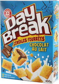 Cereales Fourrees Chocolat Au Lait Day Break 450 G