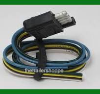 Trailer End Light Wiring Harness Bonded Flat 5 Way Pole Pin Connector