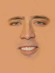 "Nicolas Cage Full Face" Mini Skirt for Sale by Jiinxed