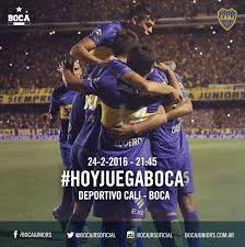 Fotos subidas por la cuenta oficial de boca sin hoy juega boca. Deportivo Cali Vs Boca Juniors Copa Libertadores 2016