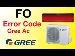 Gree Dc Inverter Air Conditioner Fo Error Code Fault And Solution Youtube