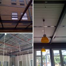 Here Isoboard Was Installed Between Purlins As A Nail Up Ceiling The Brandering Was Installed Prior To The Sheeting Thus Ex Ceiling Insulation Ceiling Lights