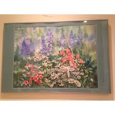 Margaret Cottingham Signed & Framed Watercolor