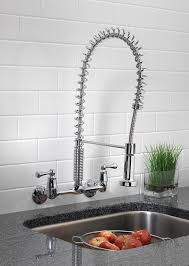 wall mount pre rinse faucet chrome