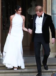 Meghan markle, 36, married prince harry, 33, in a fairytale wedding this weekend. Now You Can Buy A Replica Of Meghan Markle S Reception Dress Meghan Markle Wedding Dress Dress Stole Meghan Markle Style