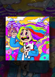 675x1200 king jediah on twitter: 6ix9ine Day69 Poster By Colorfux Displate