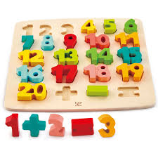 Check spelling or type a new query. Chunky Number Math Puzzle E1550 Hape Toys