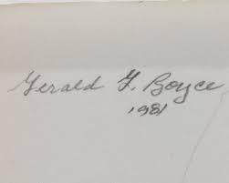 Gerald Boyce Signed 1981 “De Rerum Natura II” Mixed Media Drawing