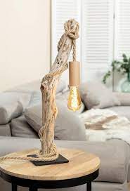Ce sont des pièces uniques à chaque fois. Lampes De Table En Bois Flotte Ambiance Nature Luminaire Bois Idee Deco Bois Flotte Decoration Bois Flotte