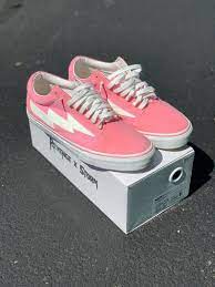 Revenge X Storm Bolt Pink Size 11 100 Authentic Og All Purchased From Goat Worn Once Price Is Firm Hype Shoes Pink Sneakers Sneakers