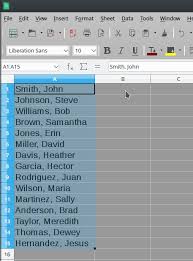 How to separate excel column into two columns? Libreoffice Calc Splitting Contents Of Cells Into Multiple Columns E G Splitting Commas Ryan And Debi Toren